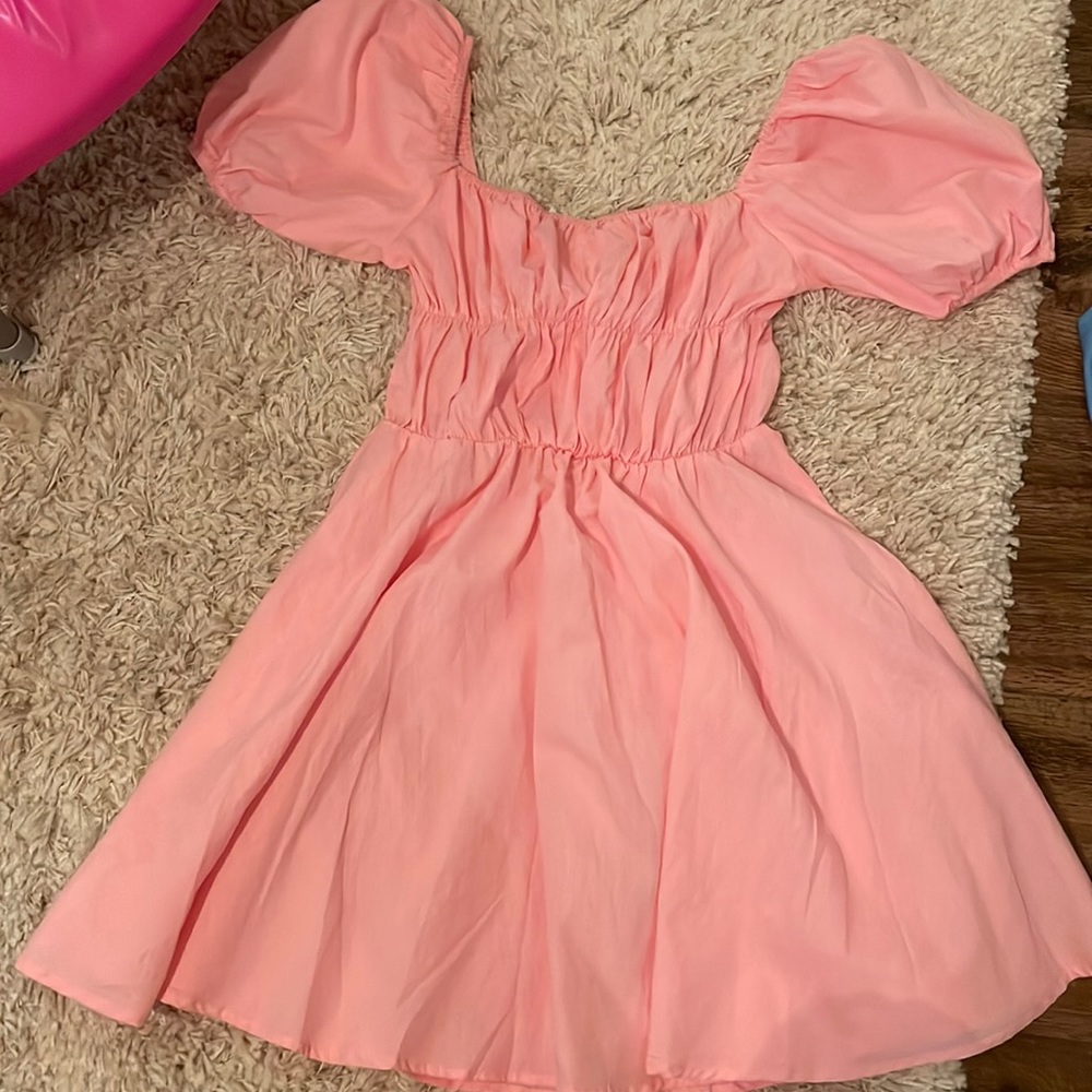 pink mini dress from dillards